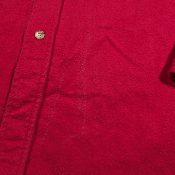 Vintage Carhartt Red Men’s Chamois Flannel Long Sleeve Shirt Size XXL 2XL - Picture 6 of 7